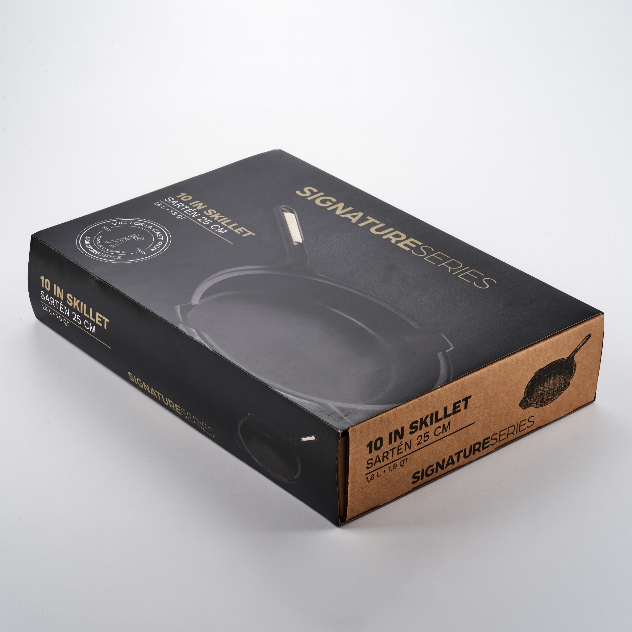 Victoria Cookware Victoria Cookware 10-Inch Cast Iron Skillet | Victoria Signature Series– Victoria Cookware