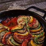 10-Inch Cast Iron Round Skillet with Double Loop Handles