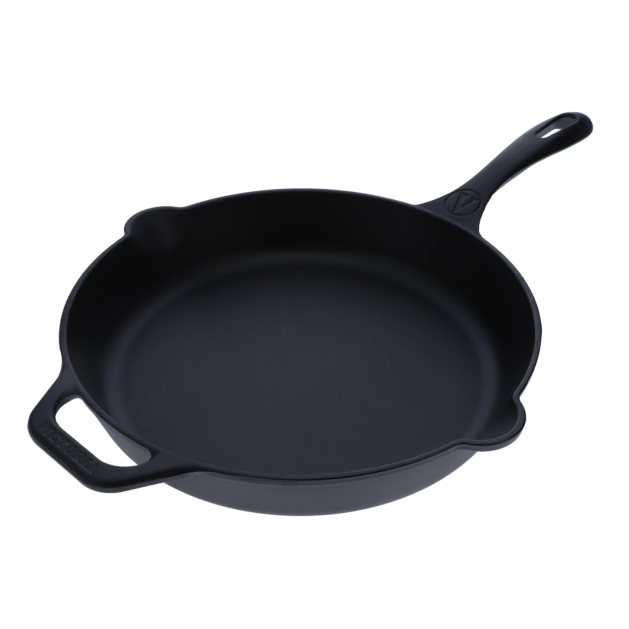 Victoria 12-Inch Cast Iron Skillet, Pre-Seasoned, Made in Colombia