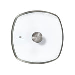 Glass Lid with Stainless Steel Knob for 10" Grill Pan