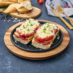 8-Inch Round Cast Iron Serving Plate