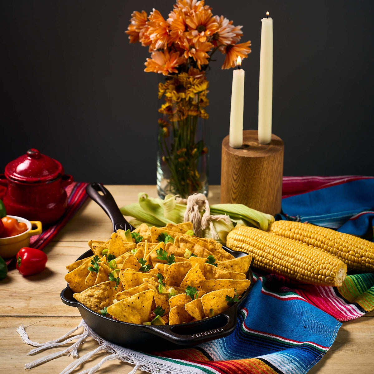 10-Inch Day of Dead Catrina Cast Iron Skillet