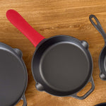 Large Red Silicone Handle Cover – Fits 10” to 12”