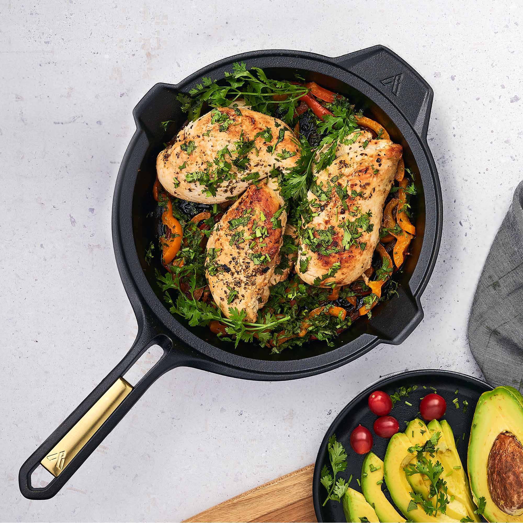 Victoria Cookware Victoria Cookware 10-Inch Cast Iron Skillet | Victoria Signature Series– Victoria Cookware