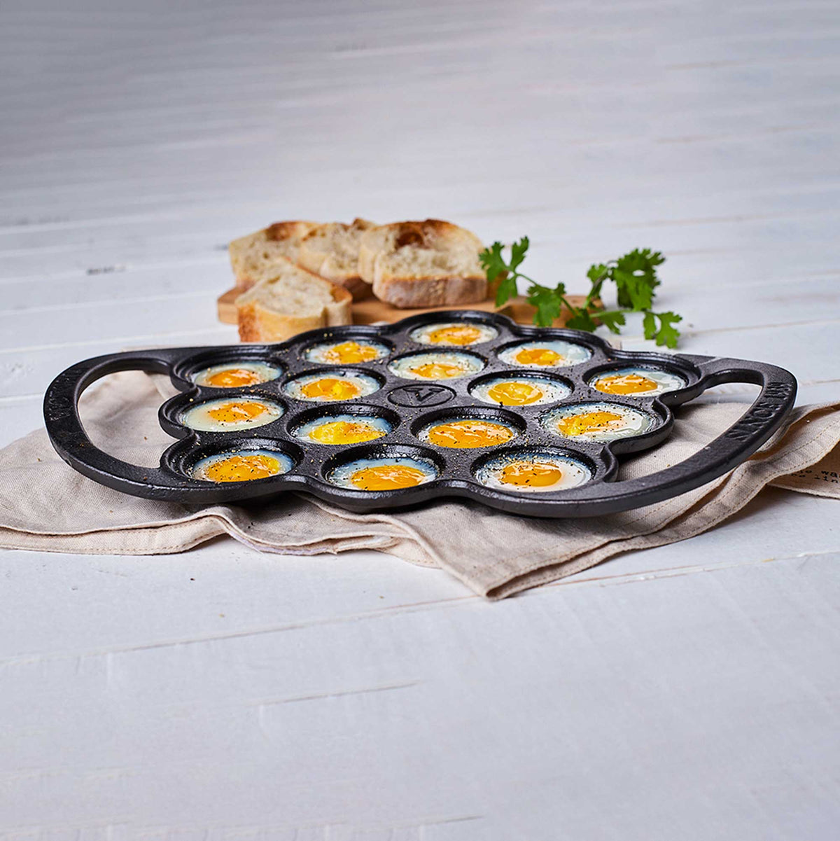 Cast Iron Poffertjes Pancake Pan