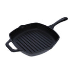 Square Cast Iron Grill Pan 10in x 10in